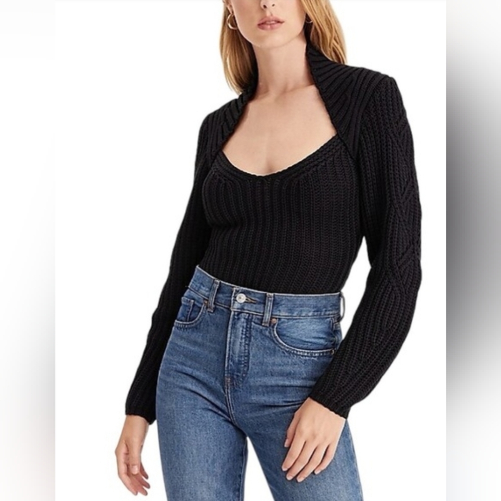 Express Stand Collar Sweater NWT